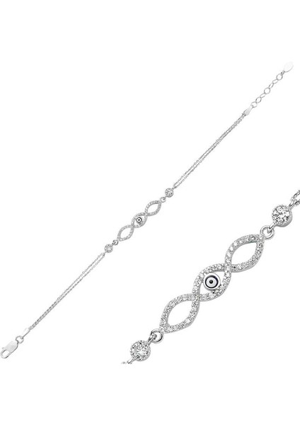 925 Ayar Gümüş Üç Sonsuzluk Bileklik BR0460196 (770770)