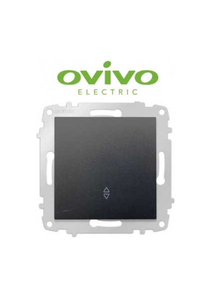 Metalik Siyah Vavien Anahtar Çerçevesiz Grano - Priz ve Anahtar Için Uyumlu Çerçeve fiyatları