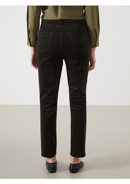 Yeni Sezon Dar Fit Kadife Kadın Pantolon fırsatları