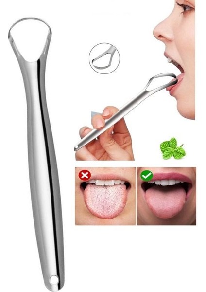 Paslanmaz Çelik Dil Temizleyici