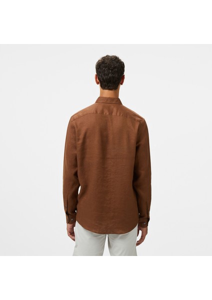 Erkek Kahverengi Classic Fit Gömlek fiyatları