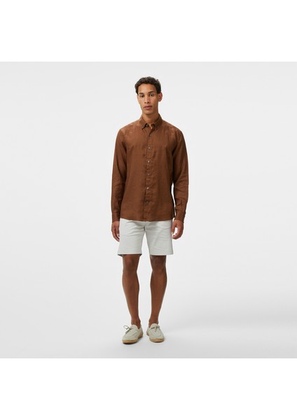 Erkek Kahverengi Classic Fit Gömlek modelleri