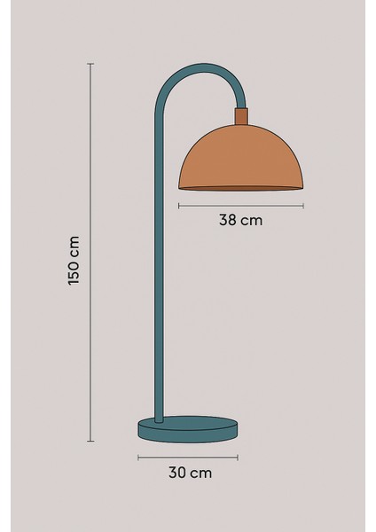🌙 Nuda Lıght Serenıty Arc Lambader fırsatları