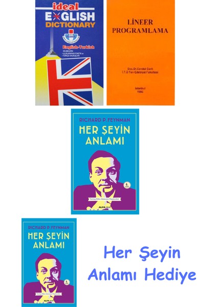 Ideal English Dictionary + Lineer Programlama + Her Şeyin Anlamı + Her Şeyin Anlamı
