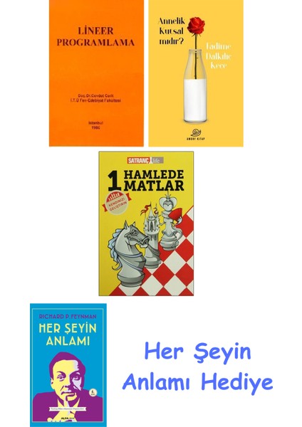 Lineer Programlama + Annelik Kutsal Mıdır? + 1 Hamlede Matlar + Her Şeyin Anlamı