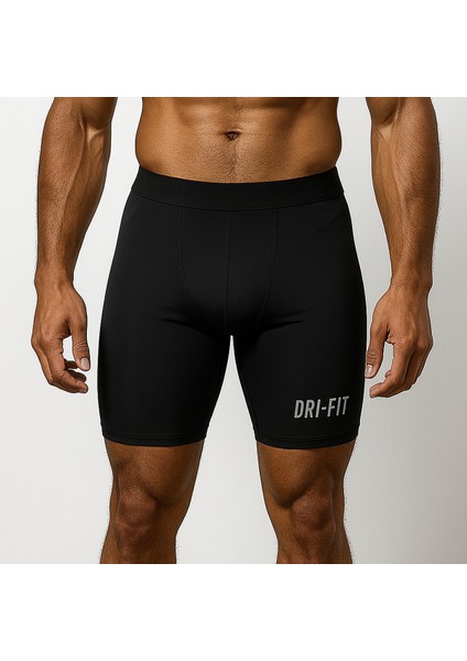 Pro Kısa Futbol Taytı Erkek Kısa Futbol Diz Üstü Tayt Sporcu Şort Altı Tayt Dizüstü Fitness Taytı indirimleri
