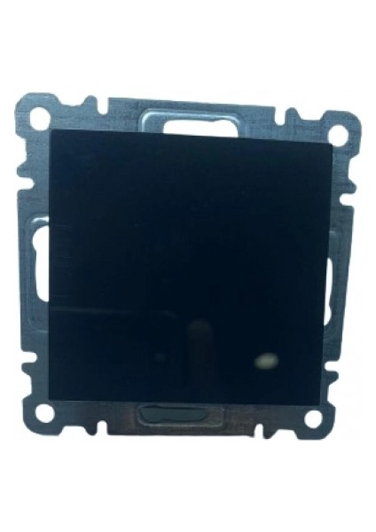 Siyah Tekli Anahtar Çerçevesiz - Priz ve Anahtar Için Uyumlu Çerçeve fiyatları