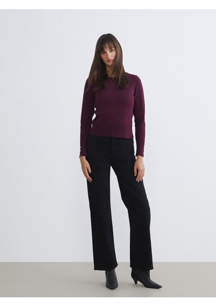 Yeni Sezon Bisiklet Yaka Kadın Triko Kazak fiyatları