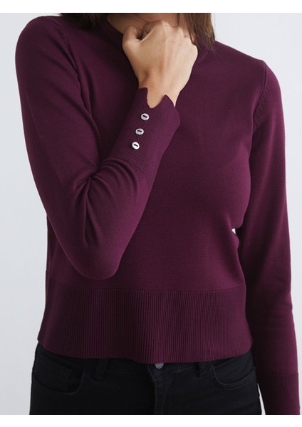 Yeni Sezon Bisiklet Yaka Kadın Triko Kazak modelleri