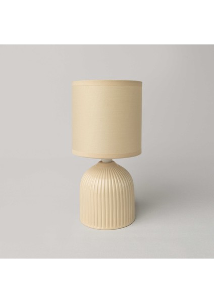 Tilla Seramik 25,5X14 cm Abajur Sarı