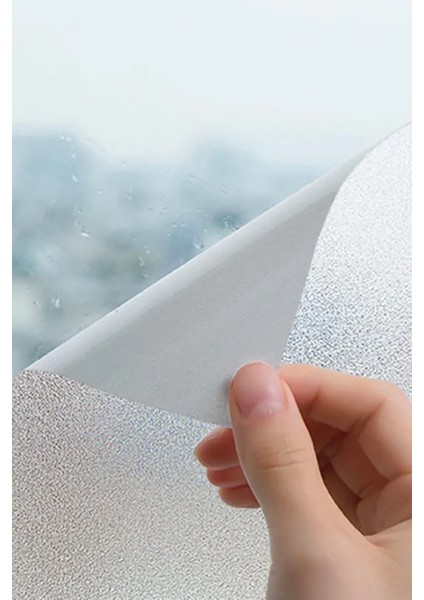 Buzlu Film Güneşi Engelleyen Şık Uv Engelleyici Buzlu Cam Filmi 5 Metre x 60 cm