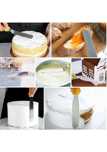 Düz Pasta Sıvama Paleti Spatulası 15 cm Palet Bıçak fiyatları