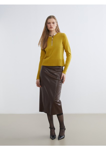 Yeni Sezon Bisiklet Yaka Kadın Triko Kazak fiyatları