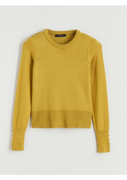 Yeni Sezon Bisiklet Yaka Kadın Triko Kazak indirimleri