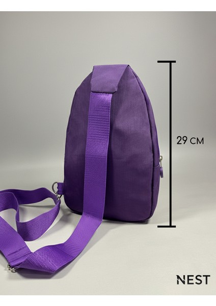 Ayarlanabilir Günlük Mor Bel Çantası, Omuz Çantası indirimleri