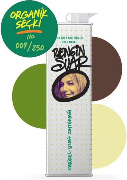 Organik Numaralı Erken Hasat Natürel Sızma Zeytinyağı (2 L) 2025-2026