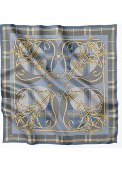 % 100 Twill Ipek Eşarp 4206D 05 modelleri