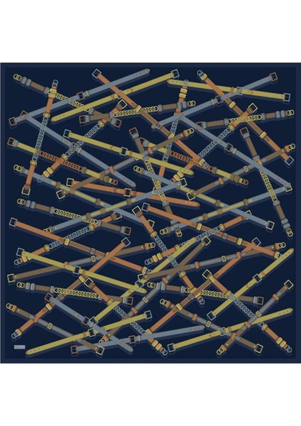 % 100 Twill Ipek Eşarp 4200D 03