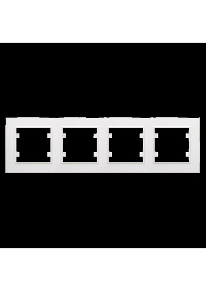 Beyaz 4 Lü Çerçeve - Priz ve Anahtar Için Uyumlu Çerçeve fiyatları