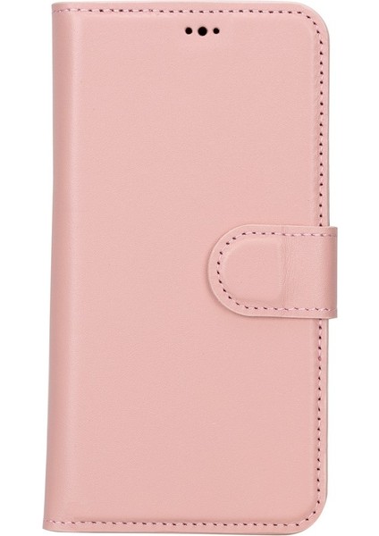 Apple iPhone 15 Uyumlu Deri Cüzdanlı Kılıf Mwwn Nu2 Pembe fırsatları