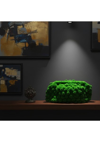 Popcorn Model Kadife Tığ Işi El Örgüsü Çanta