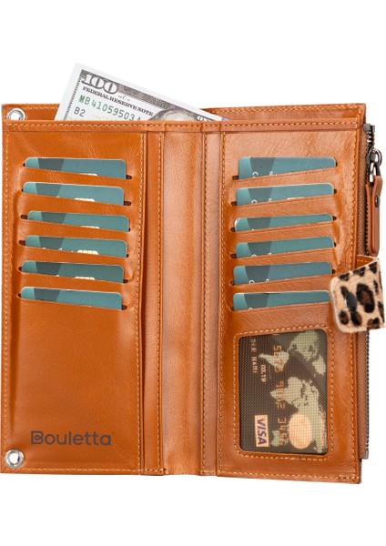 Lozan Strap 6.5 Inch Uyumlu Deri Kartlıklı Kılıf Leo1 Leopar modelleri