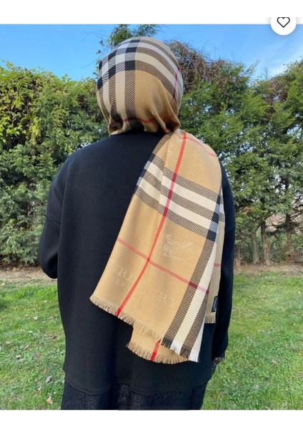 Kaşmir Ipek Kışlık(Kalın) Burberry Desen Şık Şal modelleri