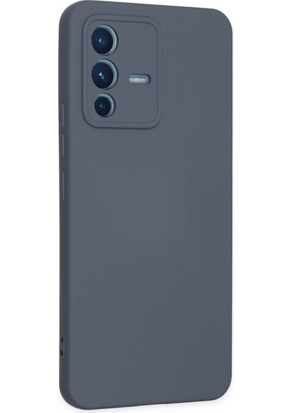 Vivo V23 5g Kılıf Nano Içi Kadife Silikon - GRI-(5796) - ?45?96E9-2G9745 modelleri