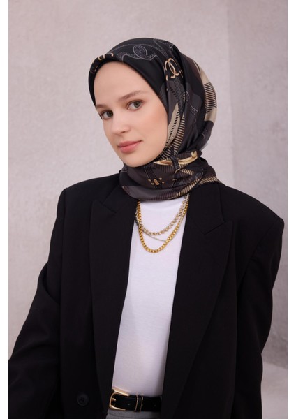 % 100 Twill Ipek Eşarp 4206D 83