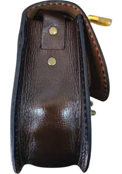 El Yapımı Hakiki Deri Sarmaşık Desenli Kadın Çapraz Çanta - Vintage Tarz Rustik Omuz Çantası - Bohem Retro El Işçiliği Messenger Model fiyatları