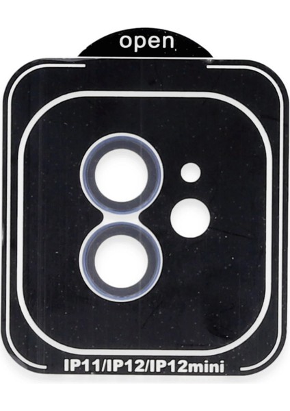 iPhone 11 Pvd Metal Kamera Lens - MAVI-(5796) - ?94?66E1-2G8094