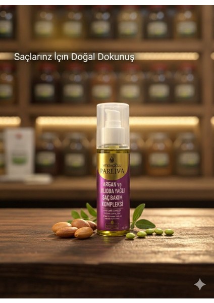 Parliva Argan ve Jojoba Yağlı Saç Bakım Kompleksi 100 ml