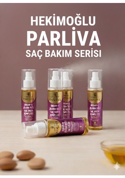 Parliva Argan ve Jojoba Yağlı Saç Bakım Kompleksi 100 ml modelleri
