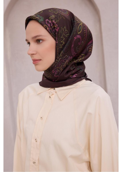 % 100 Twill Ipek Eşarp 4207D 39