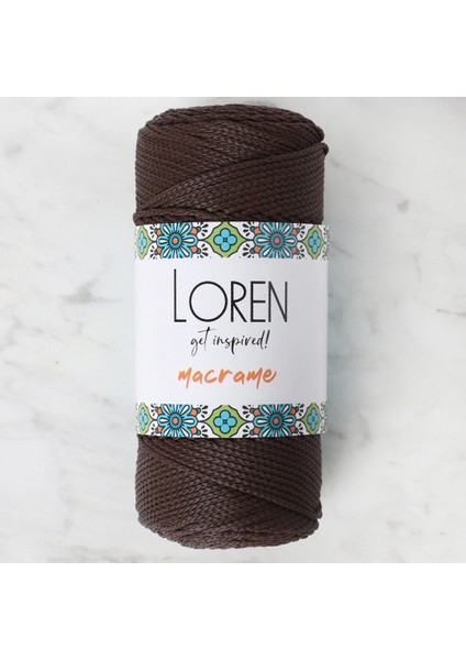 Loren Macrame Kahverengi El Örgü Ipi - Rm 0210 - 34338