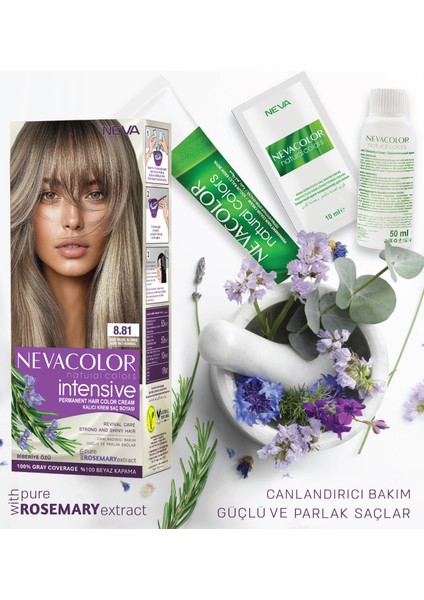 Intensıve 2\\\'li Set 8.81 Açık Inci Kumral Kalıcı Krem Saç Boyası Seti fiyatları