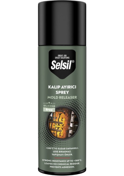 Kalıp Ayırıcı Sprey Silikonsuz 400 ml 500 ml Tekli
