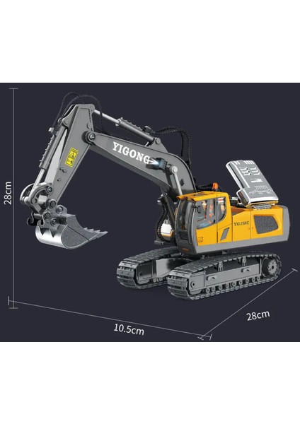 Kumandalı Inşaat Makineleri 3lü Set Kamyon,ekskavatör ve Bulldozer Şarjlı Işıklı Metal Kasa Tam Fonksiyonlu Iş Makineleri fırsatları