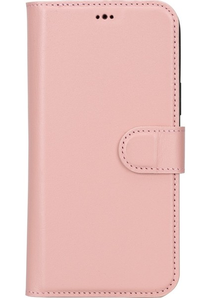 Apple iPhone 15 Plus Uyumlu Deri Cüzdanlı Kılıf Mwwn Nu2 Pembe fırsatları