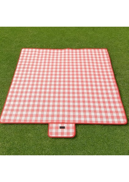 Piknik Örtüsü 200X150 cm Su Geçirmez Çift Katlı Kamp ve Plaj Örtüsü (Kırmızı) modelleri