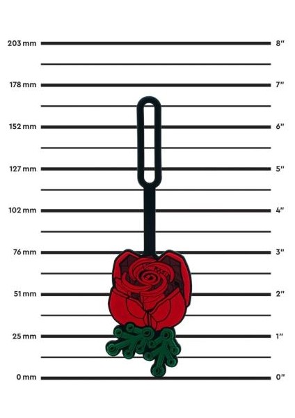 Botanical Rose Bag Tag 53661 modelleri