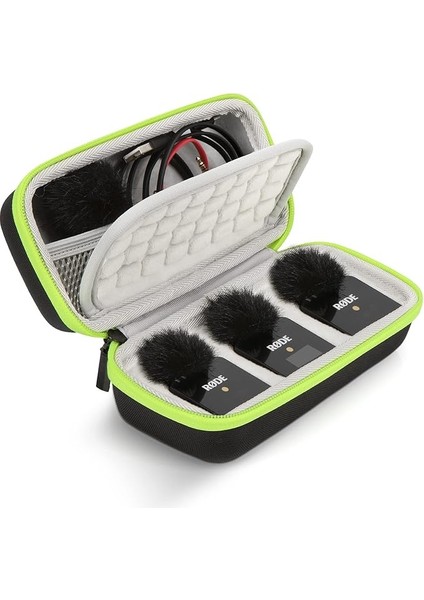 Wireless Go 2 Sert Kılıf - Profesyonel Floklama Mikrofon Taşıma Çantası Rode Wireless Go Iı Mikrofon ile Uyumlu
