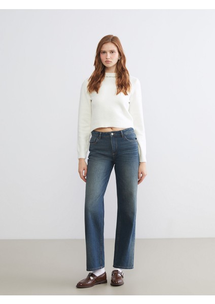 Yeni Sezon Bisiklet Yaka Taşlı Kadın Triko Kazak fiyatları