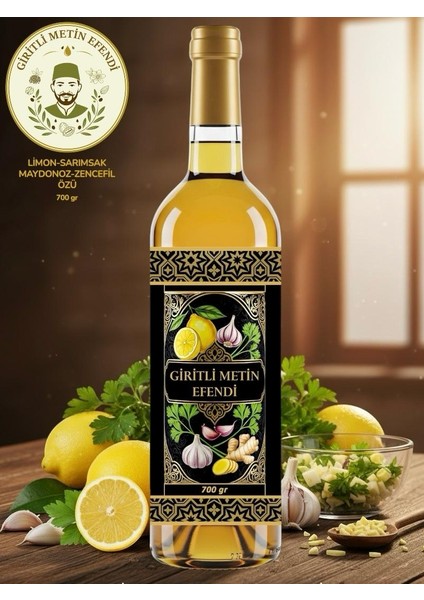 Lms-Z (Limon-Maydanoz-Sarımsak-Zencefil) Özü 700 gr