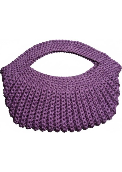 Midye Makrome Tığ Işi El Örgüsü Çanta