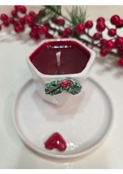 Yılbaşı Temalı Seramik Mumluk fırsatları