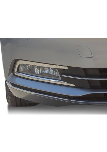 Vw Passat B8 Krom Sis Farı Çerçevesi 2 Parça 2015-2019 Arası
