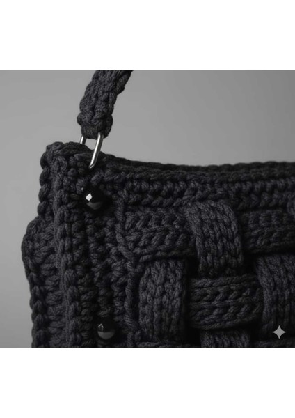 Bulmaca Model Makrome Tığ Işi El Örgüsü Çanta fiyatları