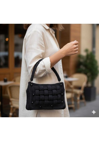 Bulmaca Model Makrome Tığ Işi El Örgüsü Çanta modelleri