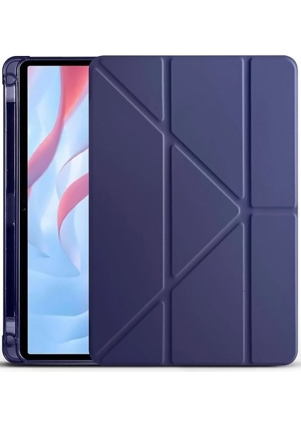 Huawei Honor Pad X9A Kalemlikli Mars Tablet Kılıfı - LACIVERT-(5796) - ?26?91E6-8G9826